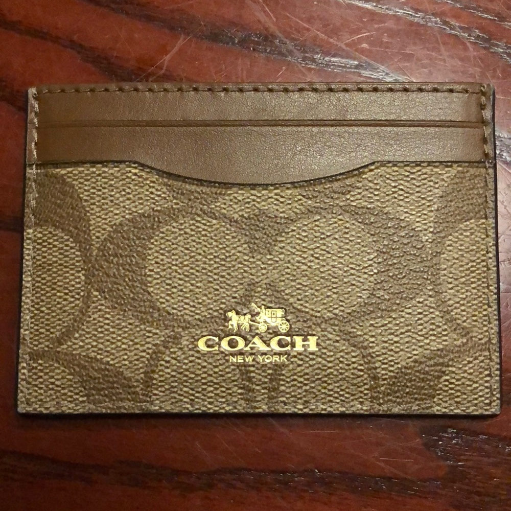 Coach Credit Card Holder